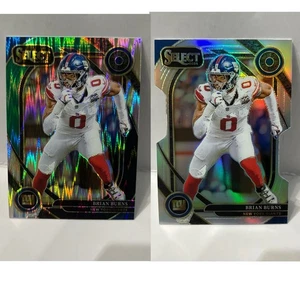 Brian Burns 2024 Panini Select 💥 BLACK & GREEN PRIZM 💥 + DIECUT *Club Level* - Bild 1 von 2