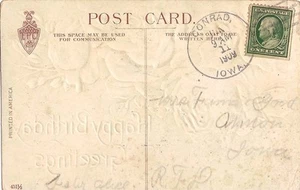 PC Iowa Conrad 1909 4a-bar algún desgaste de borde. - Imagen 1 de 1