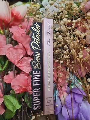 TOO FACED Super Fine Brow Detailer Retractable Eyebrow Pencil TAUPE - Image 1 of 3