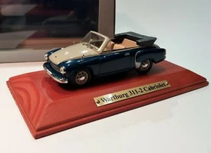 DDR Auto Kollektion / WARTBURG 311-2 Cabriolet / Scala 1:43 / Original Box - Imagen 1 de 10