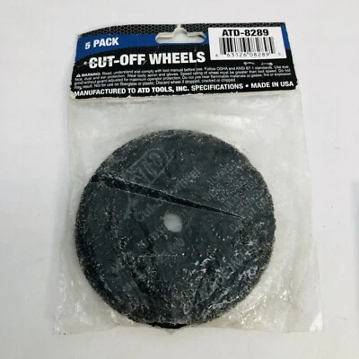 ATD 8289 RATED 25,000 RPM STANDARD 3" SIZE WITH 3/8" ARBOR HOLE - Image 1 of 3