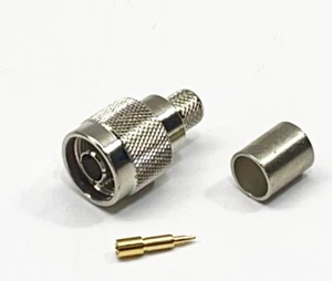 L-Com HyperLink Tech. ANM-1406 Typ N Stecker Klemme für RG8, 400-Serie (10er Pack) - Bild 1 von 3