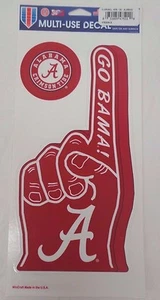 Licensed Collegiate Multi Use 2 Pack Sticker Decals 4.25" x 9.5" Wincraft - Picture 1 of 62