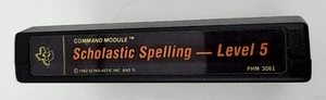 Texas Instruments 1982 Command Module Juego ""Scholastic Spelling Level 5" PHM3061 - Imagen 1 de 4