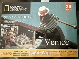 Cubicfun 3D Puzzle St.Mark’s Square Venice Architecture Model With Photo Booklet - Picture 1 of 2