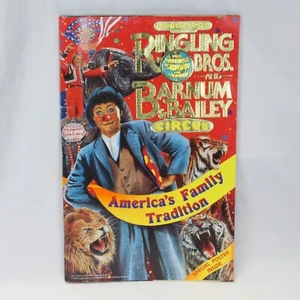 Ringling Bros and Barnum and Bailey Circus Program 1992 poster circo - Foto 1 di 12