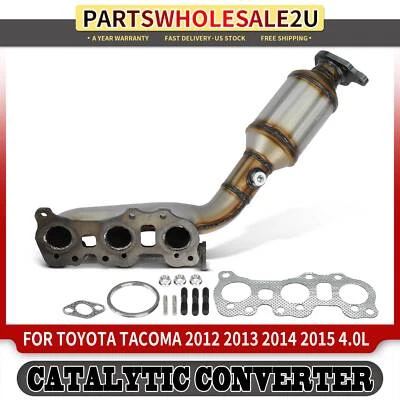 Convertidor catalítico lateral radiador delantero izquierdo para Toyota Tacoma 2012-2015 V6 4,0 L Foto 1 de 4
