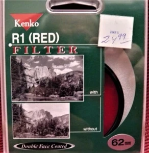 Filtro ottico per vetro Kenko 62 mm ROSSO (R1). NUOVO! - Foto 1 di 1