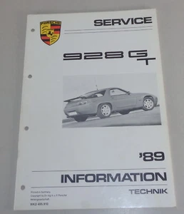 Manual de Taller/Servicio Información Tecnología Porsche 928 Gt Año Modelo 1989 - Imagen 1 de 5