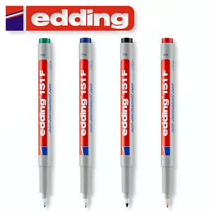 Edding 151 F Faserstift non permanent pen Folienschreiber Marker 0,6 mm - Bild 1 von 6