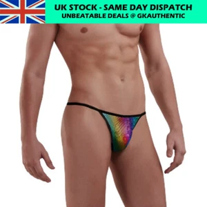 Doreanse 1300 glänzender minimaler Tanga G-String Herrenunterwäsche coole Muster - Bild 1 von 16