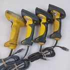 Lot Of 5 Symbol Wired Barcode Scanners (2X Ds3408, 3X Ls3408) W/ Cord