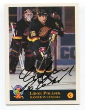 1994 Classic Pro Prospects Libor Polasek Signed Card Hockey Autograph AUTO #161