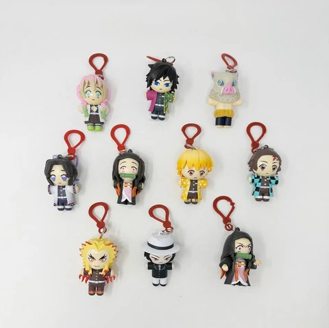Demon Slayer Kimetsu No Yaiba Figure Clip Hangers - Complete Set of 10 Cover