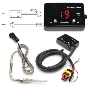 Rojo Indicador digital de temperatura de los gases de escape EGT Patrol 4WD Turbo Diesel Gasolina con 12V - Imagen 1 de 8
