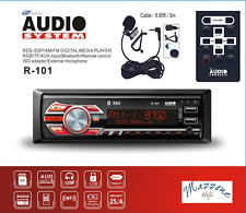 Produktbild - Audio System R-101 Autoradio USB Bluetooth MP3 + Fernbedienung & Mikrofon Stereo
