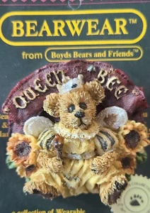 Broche Bearwear Boyds Bear Queen Bee #01999-72 - Imagen 1 de 5