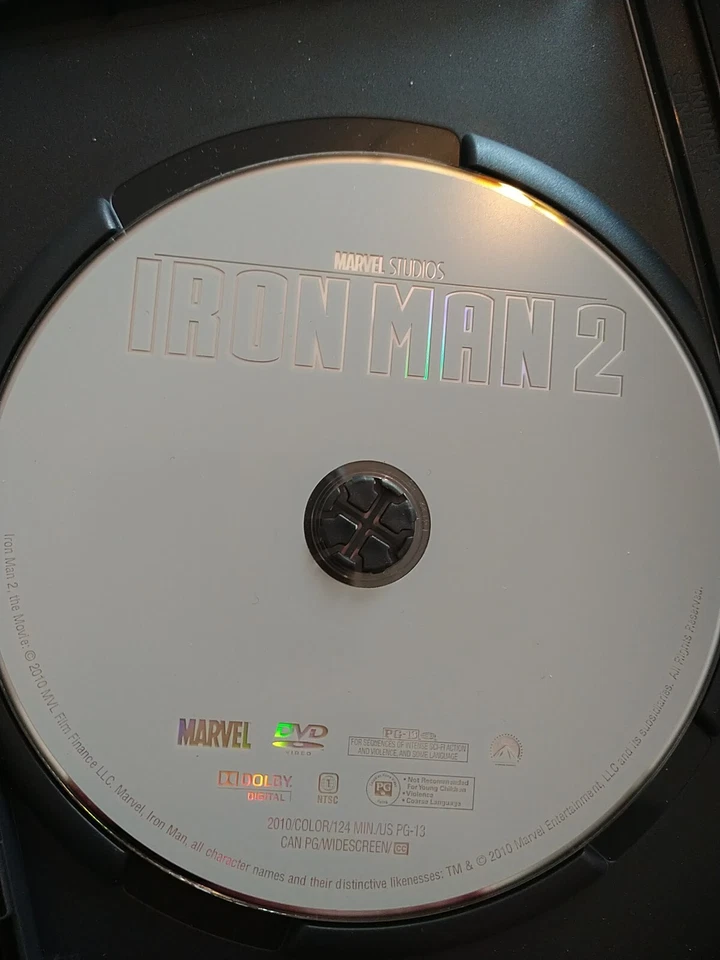 Iron Man 2 (DVD, 2010) Robert Downey Jr Jon Favreau (DIR) EN/FR/ESP Disc Only - Image 1 of 1