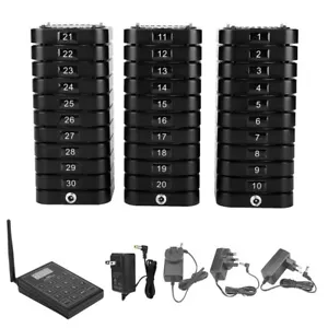 Restaurant Guest Call Wireless Paging Queuing Calling System 10/20/30 Pagers - Afbeelding 1 van 14
