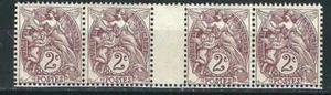 France 110 Yv 108 IB Millesime 2c Viol Brn MNH F/VF 1900 YCV €300 - Picture 1 of 1