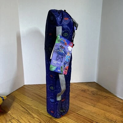 孩之宝 PJ 面具折叠椅海滩泳池野营椅游戏室内户外全新带标签 — 第 1/4 张图片