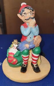 Vintage Santa's Helpers Resin Doll Maker Limited Edition Figurine