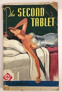 the SECOND Tablet ext. SCARCE Brit WWII sleaze pulp fiction C E Simon Good - Bild 1 von 3
