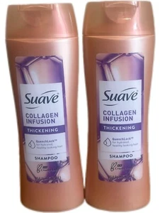 Suave Collagen Infusion Thickening Shampoo Cruelty Free 12.6 Oz - 2 Pack - Picture 1 of 4
