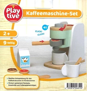 Playtive Kaffeemaschine-Set 9 teilig - ab 2 Jahren - Neu & OVP - Bild 1 von 1