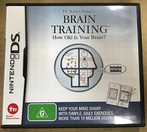 Brain Training How Old Is Your Brain Nintendo DS Aus PAL - Picture 1 of 3