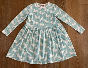 Paper Wings/Little Skye Girls Unicorn Dress In Organic Cotton Size 12 EUC - Picture 1 of 6