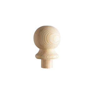 Treppen Newel Pfostenkappe Kugel Newel Kappe - Holz, Art und Größe auswählen - Bild 1 von 9