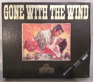 GONE WITH THE WIND Deluxe Leather-Like Collectible Boxed Set 2 VHS - MGM/UA - Picture 1 of 4