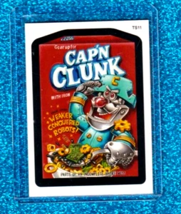 "Paquetes Wacky Postal Serie 7 Tarjeta de Bonificación TS11 ""CAP'N CLUNK"" ¡MUY RARA! - Imagen 1 de 2