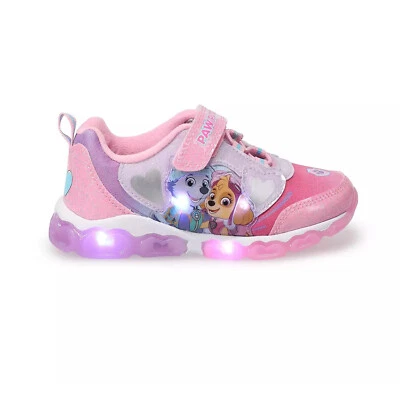 Zapatillas iluminadas Paw Patrol para niñas, tallas: niño pequeño 6, 7, 8, 9, 10, 11, 12 Foto 1 de 3