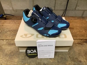 Giro Savix Shoes Women's Cycling Dial Closure Blue US 6 EU 37 UK4 - Picture 1 of 6