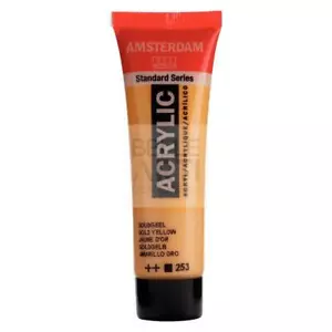 COLORE ACRILICO 253 GIALLO ORO AMSTERDAM "ACRYLIC" TUBO DA 20ML - Imagen 1 de 4