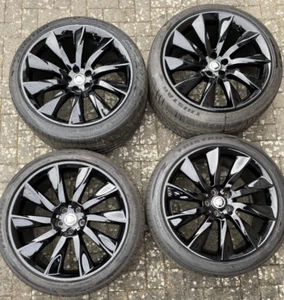 Original Jaguar F-Type Felgen Radsatz Turbine Style 1025 10,5x20 9x20 schwarz - Bild 1 von 13