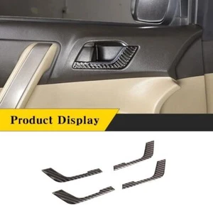 Carbon Fiber Accessories Car Door Handle Trim For Toyota Highlander 2009-2013 - Picture 1 of 6