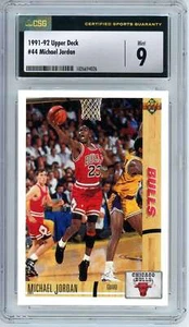 1991-92 Upper Deck Michael Jordan #44 CSG 9 MINT HOF Bulls - Bild 1 von 2