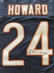 Jordan Howard Autographed Chicago Bears XL Navy Blue Jersey JSA COA - Picture 1 of 7