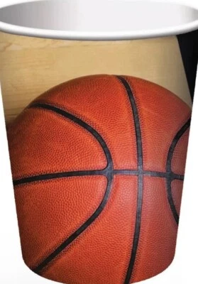 Basketball Fanatic Cups Hot/Cold 9oz 8CT - Image 1 of 3