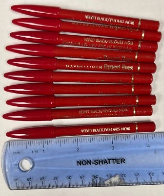 Lápiz de ojos/cejas Maybelline Expert Eyes 10 - terciopelo negro 5 pulgadas sin empaquetar Foto 1 de 2