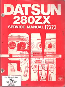 1979 Datsun/Nissan 280ZX Shop Service Repair Manual - Bild 1 von 2