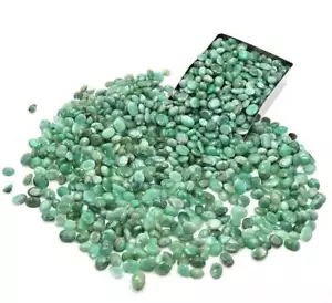 Lotto pietre preziose sfuse naturali smeraldo forma mista verde cabochon per fare gioielli - Foto 1 di 4