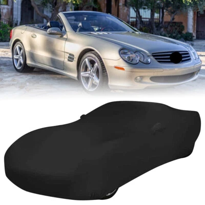 For Mercedes-Benz SL500 SL600 Indoor Car Cover Stain Stretch Dust-proof Black - Image 1 of 4