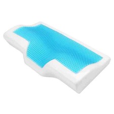 2X(1 Pcs Memory Foam Pillow Summer Ice-Cool Anti-Snore Neck Orthopedic SleeY1C3)
