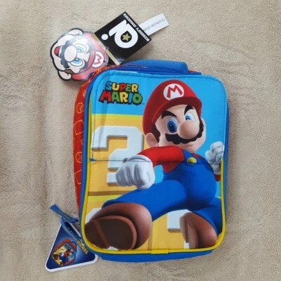 Super MARIO Lunch Box LUIGI Yoshi NEW UNIQUE Design Insulated Lunchbox Bag NWT - Image 1 of 4