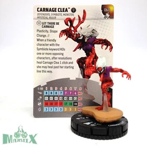 Heroclix Spider-Man: Beyond Amazing set Carnage Clea #060 ¡Figura de persecución con tarjeta! - Imagen 1 de 1