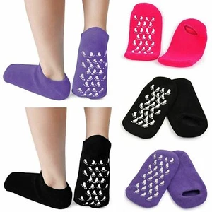 SOFT & COSY MOISTURISING GEL RUBBER SOCK WITH VITAMIN E & LAVENDER JOJOBA OIL - Picture 1 of 27